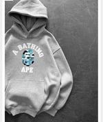 MAVİ BASKI GRİ BAPE SWEAT