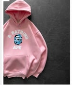 MAVİ BASKI PEMBE BAPE SWEAT