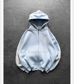 MAVİ CHROME HEARTS HIRKA