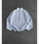 MAVİ POLO TRİKO HIRKA
