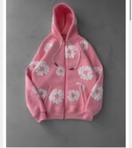 PEMBE DENİM TEARS HIRKA