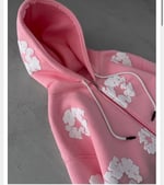PEMBE DENİM TEARS HIRKA
