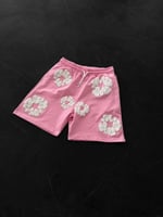 PEMBE DENİM TEARS ŞORT
