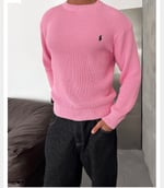 PEMBE POLO TRİKO KAZAK