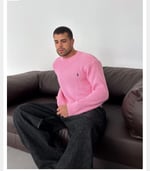PEMBE POLO TRİKO KAZAK