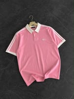 PEMBE POLO YAKA ADİDAS TSHİRT