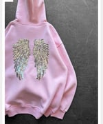PEMBE PULLU KANAT SWEAT