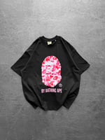 SİYAH PEMBE BAPE TSHİRT