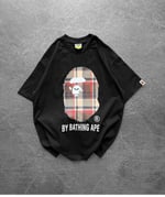 SİYAH SARI KARE BAPE TSHİRT