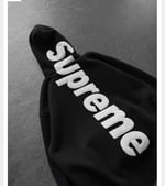 SİYAH SIRT NAKIŞ SUPREME SWEAT