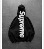 SİYAH SIRT NAKIŞ SUPREME SWEAT