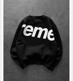 SİYAH YARIM SUPREME SWEAT