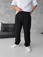 Siyahh Baggy Kumaş Pantolon