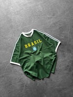 YEŞİL OLD BRASİL TSHİRT