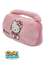 Peluş Hello Kitty Üstten Tutmalı Kalem Kutusu Geniş Kalemlik Çanta