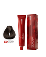 ARCADE AÇIK KAHVE 5.0 KREM TÜP SAÇ BOYASI 60ML.
