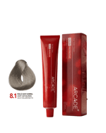 ARCADE KÜLLÜ AÇIK KUMRAL 8.1 KREM TÜP SAÇ BOYASI 60ML.