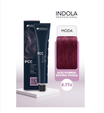 INDOLA SAÇ BOYASI AÇIK KUMRAL EKSTRA VİYOLE IND PCC 8.77X 60ML.