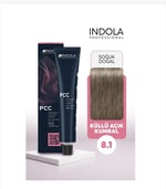 INDOLA SAÇ BOYASI KÜLLÜ AÇIK KUMRAL IND PCC 8.1 60ML.