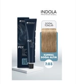 INDOLA SAÇ BOYASI KUMRAL DOĞAL ALTIN IND PCC 7.03 60ML.