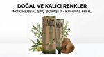 NOX HERBAL SAÇ BOYASI 7- KUMRAL 60ML.