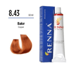 RENNA COLOR 8.43 SAÇ BOYASI TÜP 60GR.