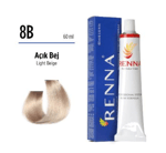 RENNA COLOR 8B SAÇ BOYASI TÜP 60GR.