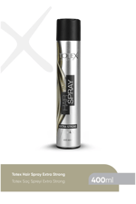 TOTEX SAÇ SPREYİ EXTRA STRONG SİYAH 400 ML.