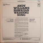 Andy Williams – Hawaiian Wedding Song Plak LP