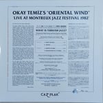 Okay Temiz & Oriental Wind - Montreux Jazz Festival 1982 NUMARALI (Japonya Edisyonu) - Plak LP