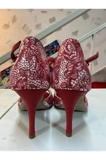 “Aşkın Nefesi ' TANGO, DANS VE SALON AYAKKABISI 8,5 CM 13 PONT KONİ TOPUK BOYU KAPALI TOPUK ABİYE - Bedenler: 37 EU, 38 EU, 39 EU, 40 EU