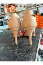“PASİON KIRMIZI ' TANGO, DANS VE SALON AYAKKABISI 10 CM 15 PONT KAPALI TOPUK