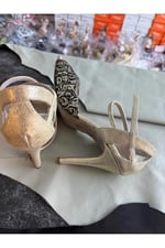 “Sarı İhtişam” TANGO, DANS VE SALON AYAKKABISI 9,5 CM 15 PONT KONİ MODEL TOPUK KAPALI - Bedenler: 37 EU, 38 EU, 40 EU