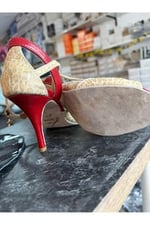 “Sıcak İz” TANGO DANS VE SALON AYAKKABISI 8,5 CM 13 PONT KONİ MODEL KAPALI TOPUK