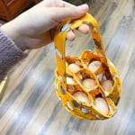 (1 Adet) Yumurta Toplama Sepeti - Kanvas Yumurta Düzenleyici Çanta, Taşınabilir Yumurta Taşıyıcı, Ev ve Bahçe Çiftliği Kullanımı için İdeal (7 bölüm)