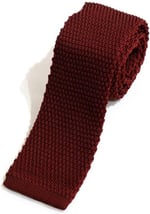 1.Kalite Özel Desenli Örme Kravat- bordo Tek Ebat bordo Tek Ebat ars-363