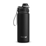 1 Hand Leak-Proof Sızdırmaz Çelik Termos 500 Ml Black ST-207 - Seçenekler: 0.5 Liters, 1 Liters