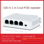 1 ila 3 Port PoE Genişletici 10/100M Poe Tekrarlayıcı IEEE802.3Af IP İletim Genişletici POE Anahtarı NVR IP Kamera Kurulum Kullanımı
