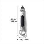(1, Silver/Black) - OXO SteeL Bottle Opener