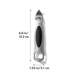 (1, Silver/Black) - OXO SteeL Bottle Opener