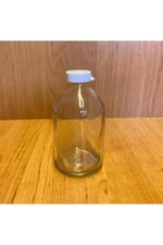10 Adet 100 Ml Beyaz Kapaklı Düğün, Kına, Nişan, Kolonya, Hediyelik Şişesi Kapaklı 100 Cc Cam Şişe