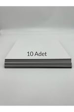 10 Adet 30x30 Cm Mdf Beyaz Pasta Altlığı