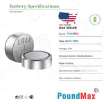 10 Adet LR44 AG13 A76, G13, L1154, SR44, G13A 1,5 V PoundMax Alkalin Düğme Pil Paketi Cıva içermeyen, sızdırmaz, uzun raf ömrü, oyuncaklar, ölçüm cihazları ve hesap makineleri için ile uyumludur