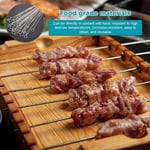 10 Adet Paslanmaz Çelik Mangal Şişi Seti – 20 Cm Metal Çöp Şiş Ve Izgara Şişleri