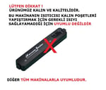 10 Metre (1 Adet 20cm X 5 Metre ve 1 Adet 25cm X 5 Metre ) Gofrajlı Tırtıklı Rulo Vakum Poşeti 2'li Bobin Vakumlama folyosu, vakumlu rulo, folyo rulosu, BPA içermez, tüm vakumlama makineleri için, yır
