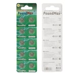 10 X PoundMax AG10, LR54,1,5V Alkalin Düğme Pil