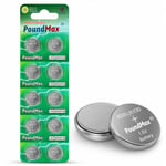 10 X PoundMax AG10, LR54,1,5V Alkalin Düğme Pil