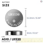 10 X PoundMax AG10, LR54,1,5V Alkalin Düğme Pil