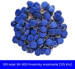 100 Adet SARKEY SR-600 Proximity Anahtarlık - Rfıd Tag - Göstergeç - 125 Khz