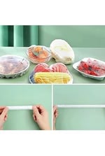 100 Adet Tencere, Tabak Bonesi, Tek Kullanımlık Dayanıklı Lastikli Poşet, Tabak Ve Tencereler İçin Koruyucu Kapak, Yiyecekleri Hijyenli Muhafaza (300)